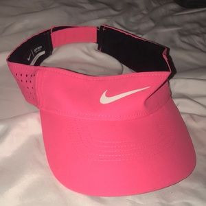 pink nike visor